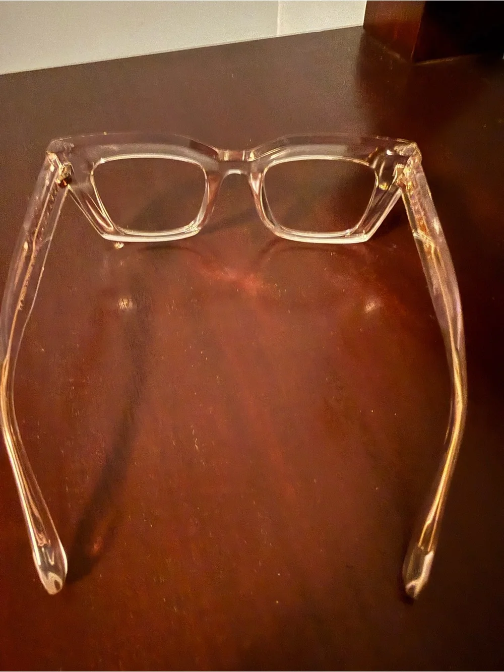 Blue Light Clear Square Frame Glasses